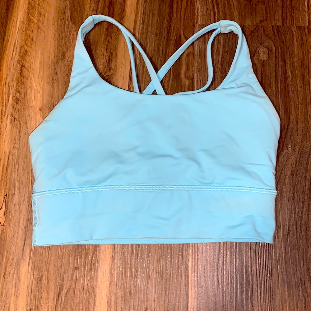 Light blue Lululemon size 2 bra
